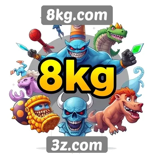 Explorando a variedade de jogos disponíveis em 8kg.com